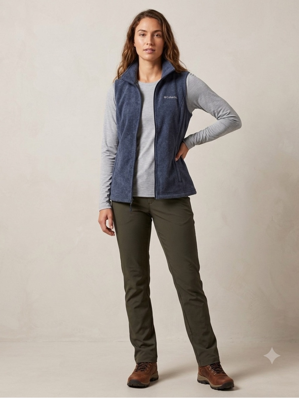 Columbia Gray Vest Size XS
